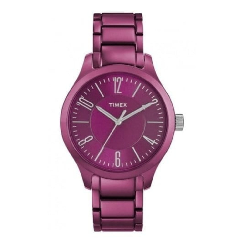 Ladies Purple Aluminium Bracelet Watch