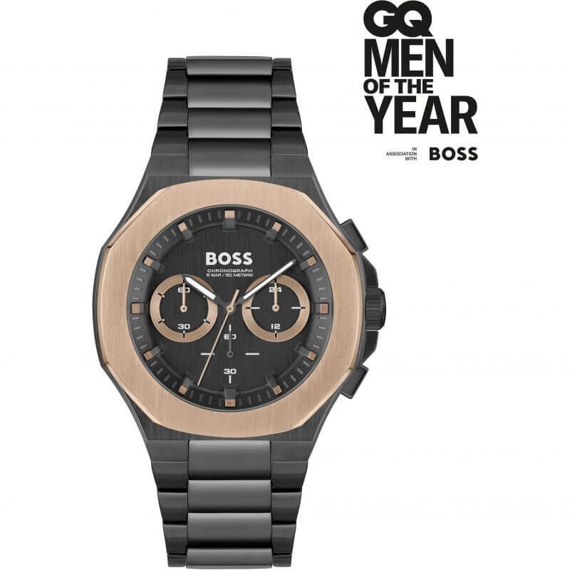 Taper GQ 2023 Black IP Bracelet Gents Watch
