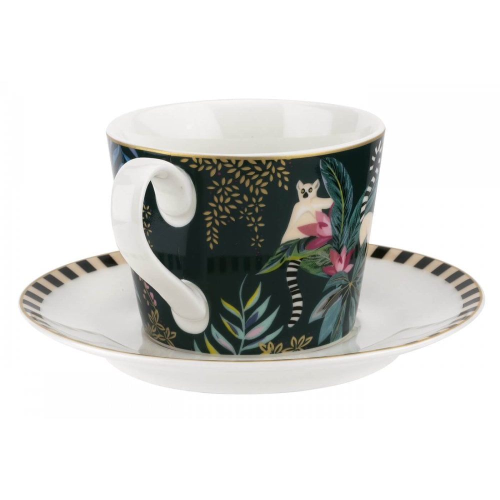 Tahiti Tea Cup & Saucer - Lemur