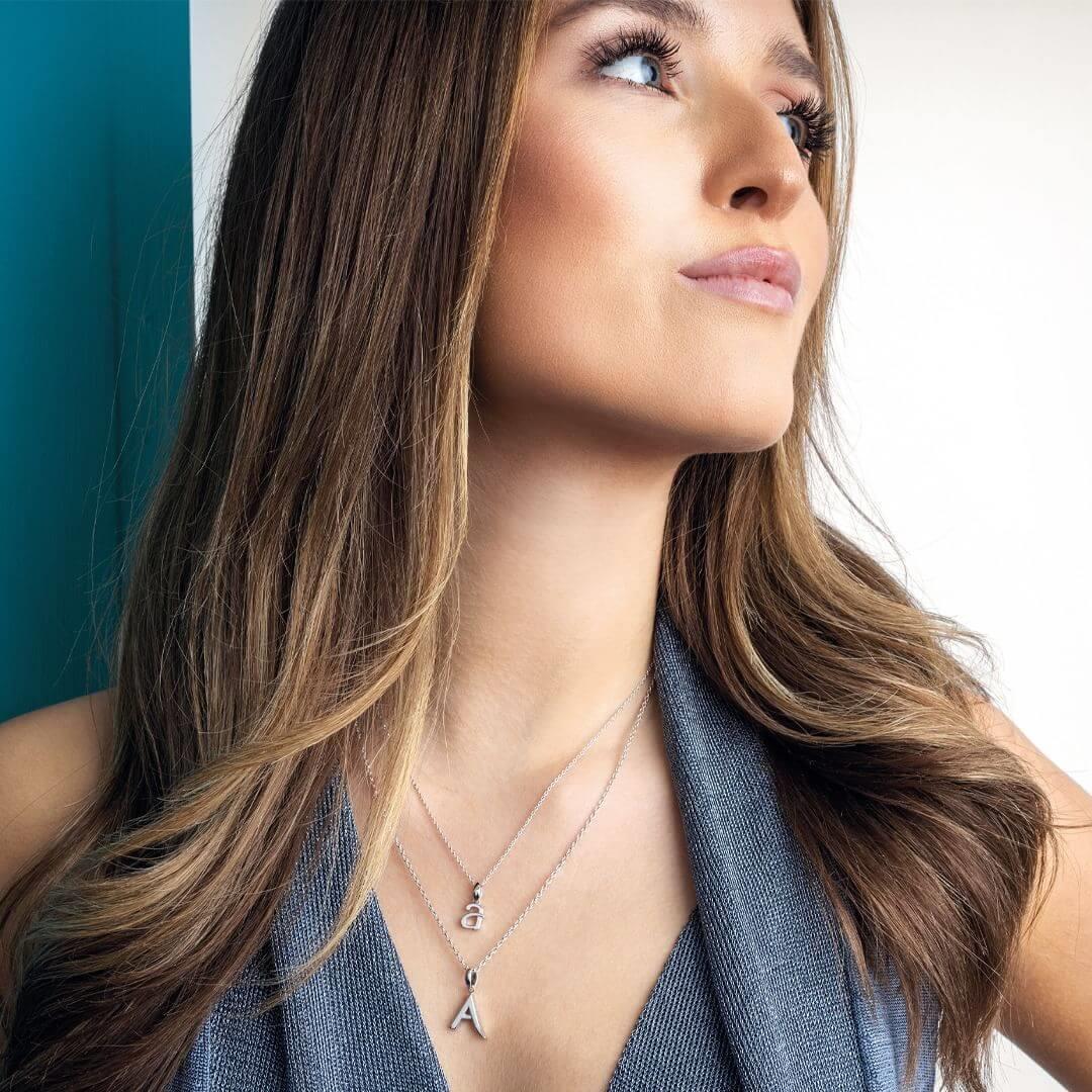 Signature Skript Capital P Initial Necklace
