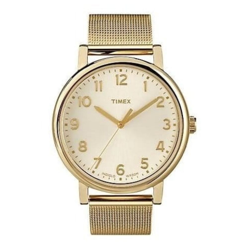 Ladies Gold IP Mesh Stainless Steel Watch