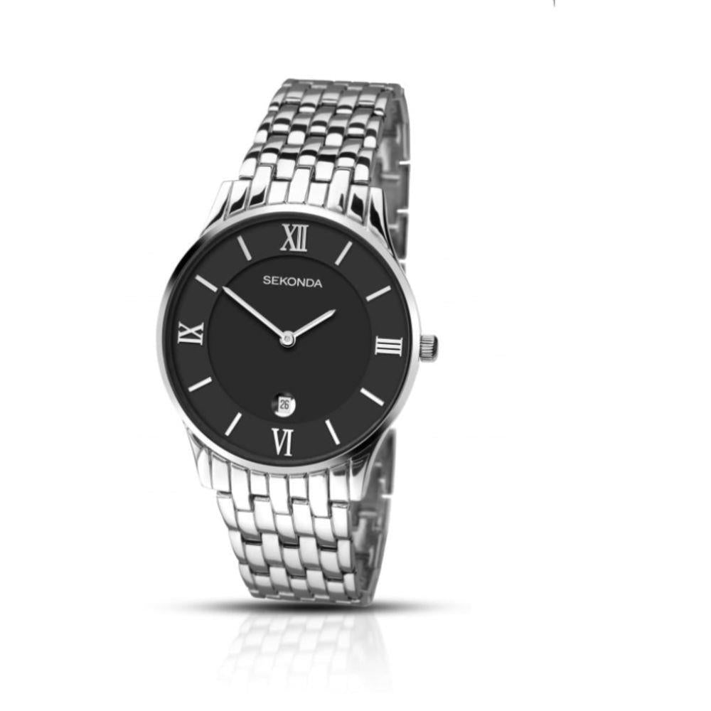 Gents' Stainless Steel Bracelet Wristwatch