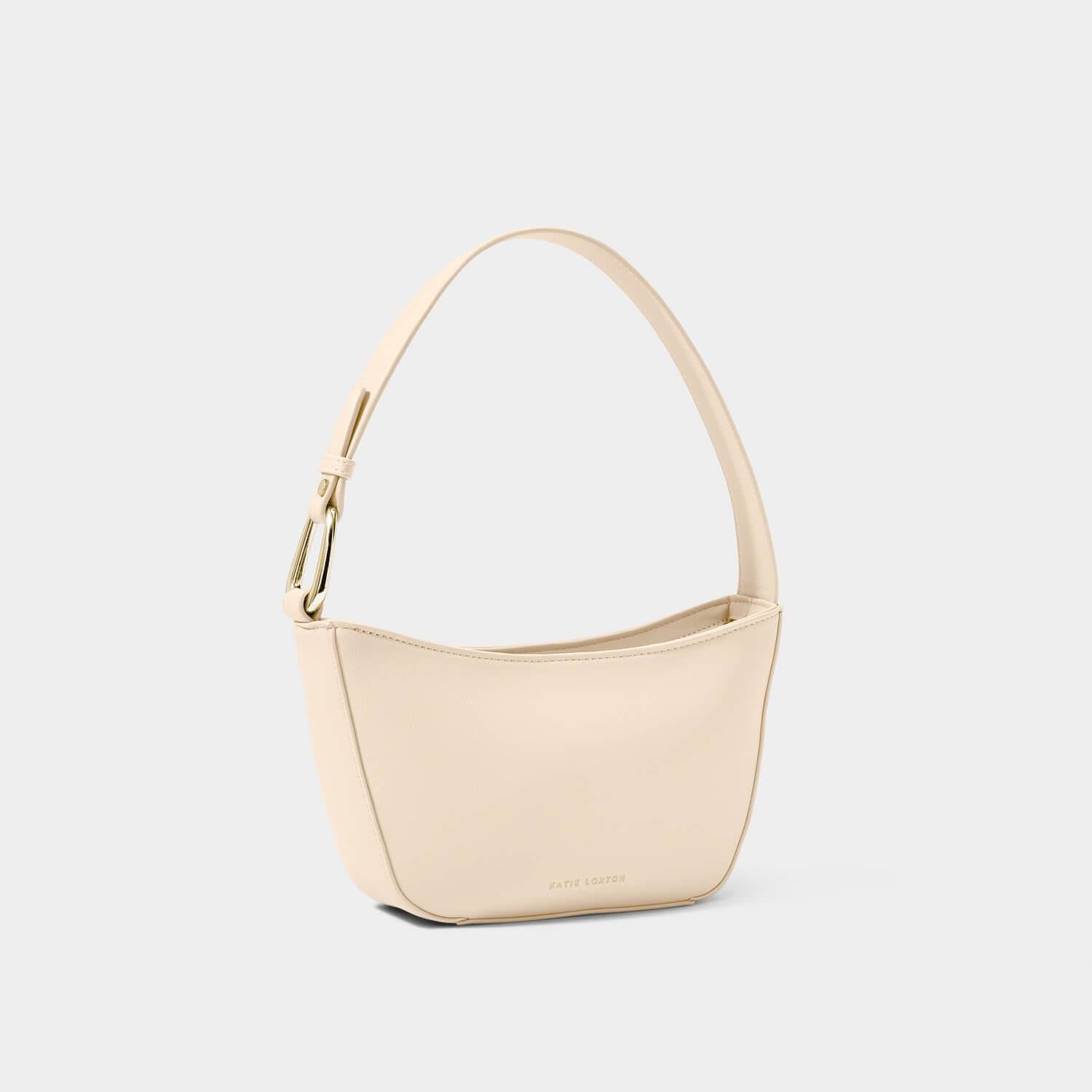 Fara Small Shoulder Bag in Eggshell