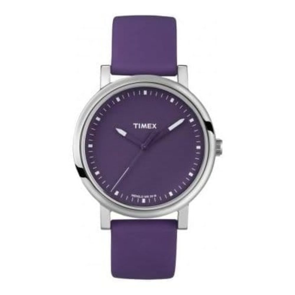 Ladies Easy Reader Purple Silicone Watch