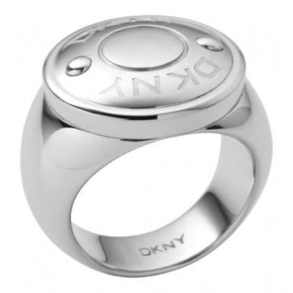 Ladies Brand Name Steel Ring Size M 1/2