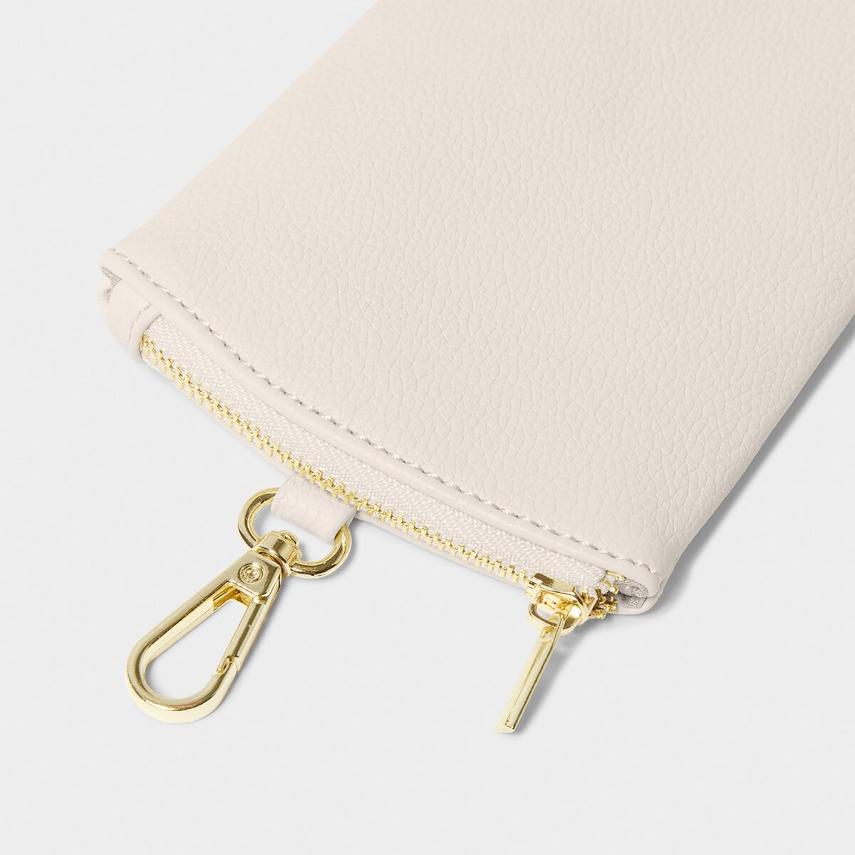 Clip-On Sunglasses Case in Off White