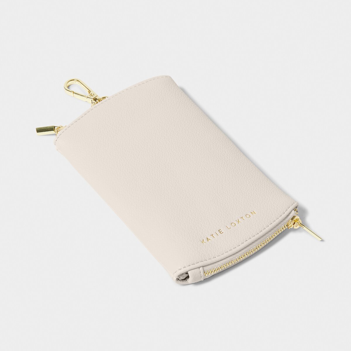 Clip-On Sunglasses Case in Off White