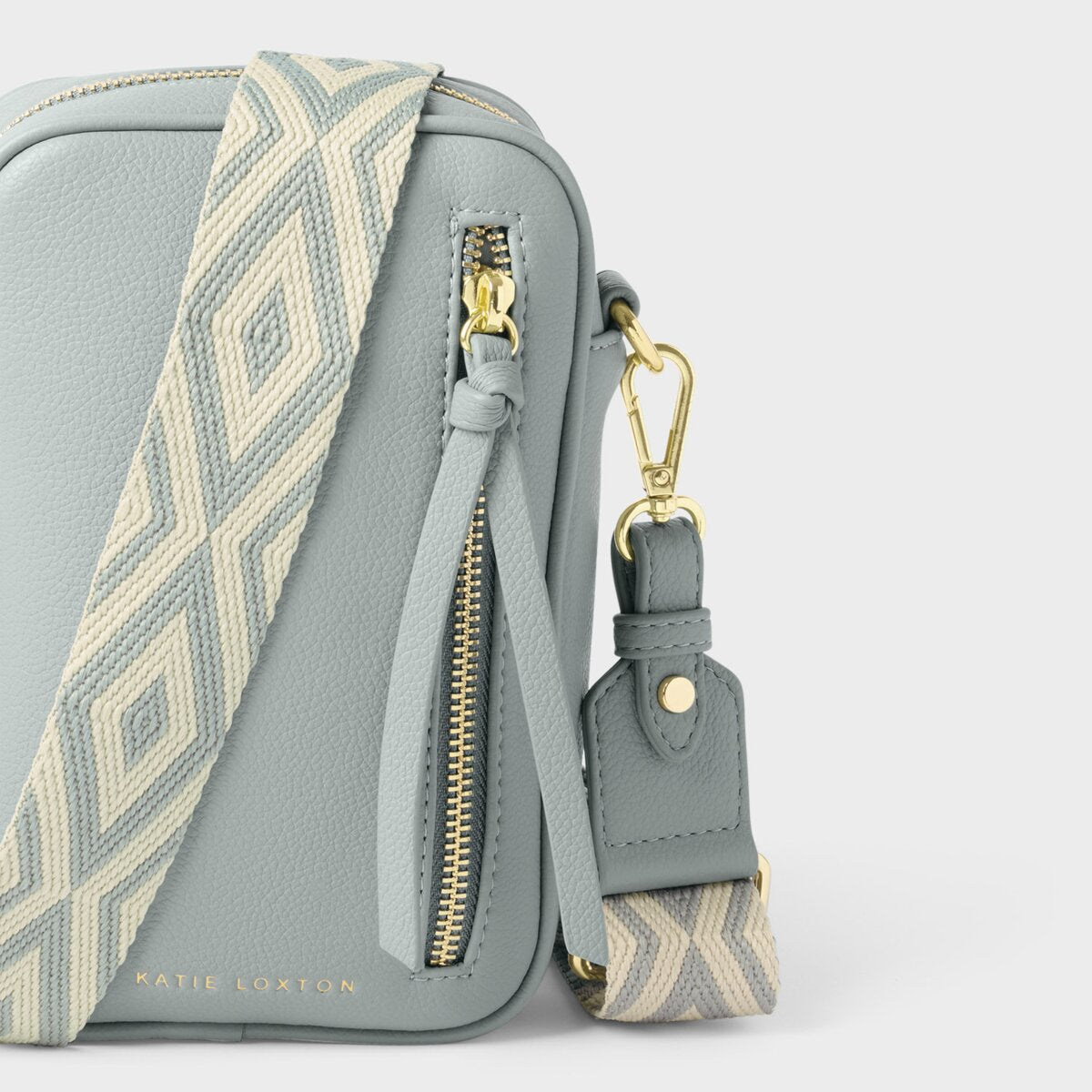 Hallie Small Crossbody Bag In Duck Egg Blue