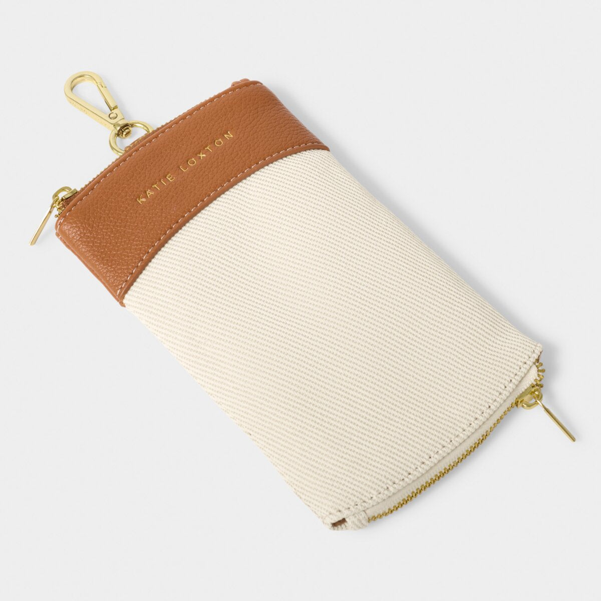 Clip-On Sunglasses Case In Cognac