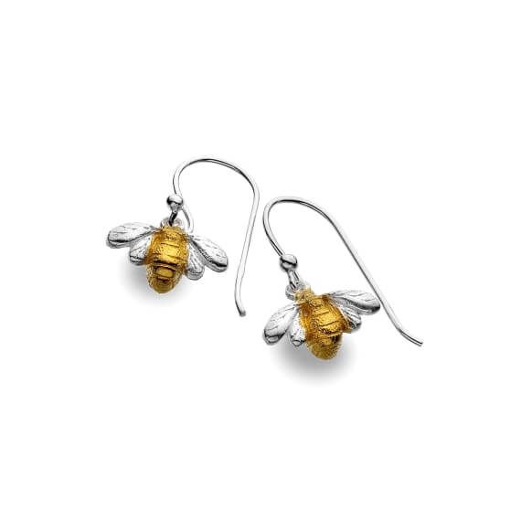 Origins Bee With Gold Plated Body Earrings