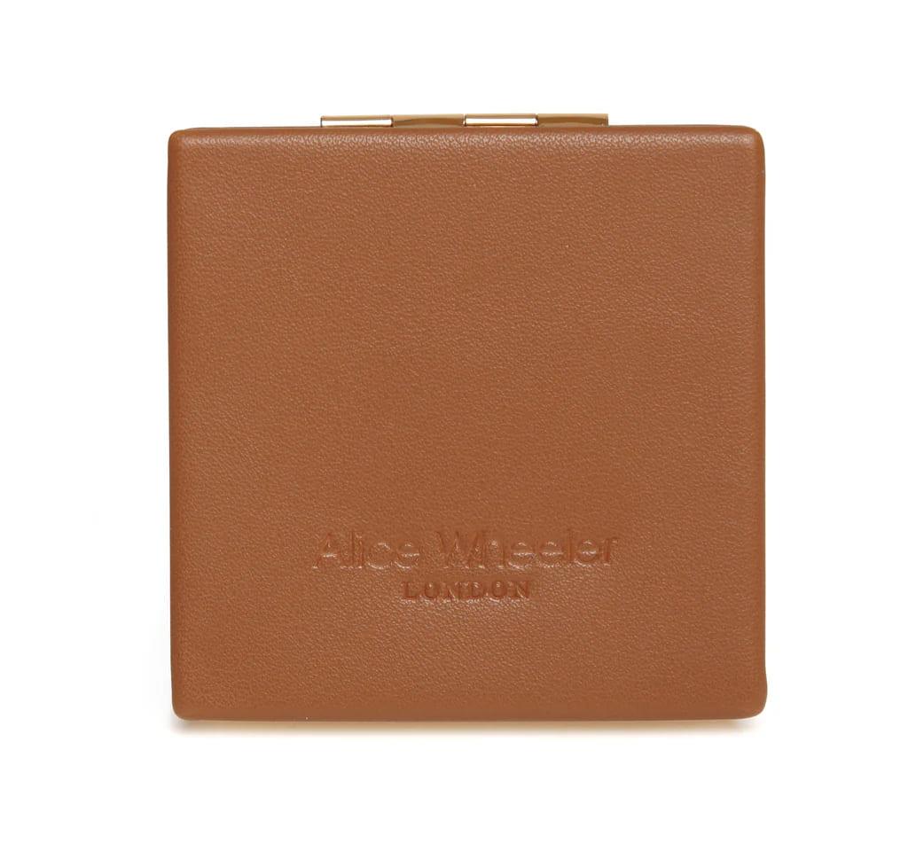 Vienna Mirror Compact In Tan
