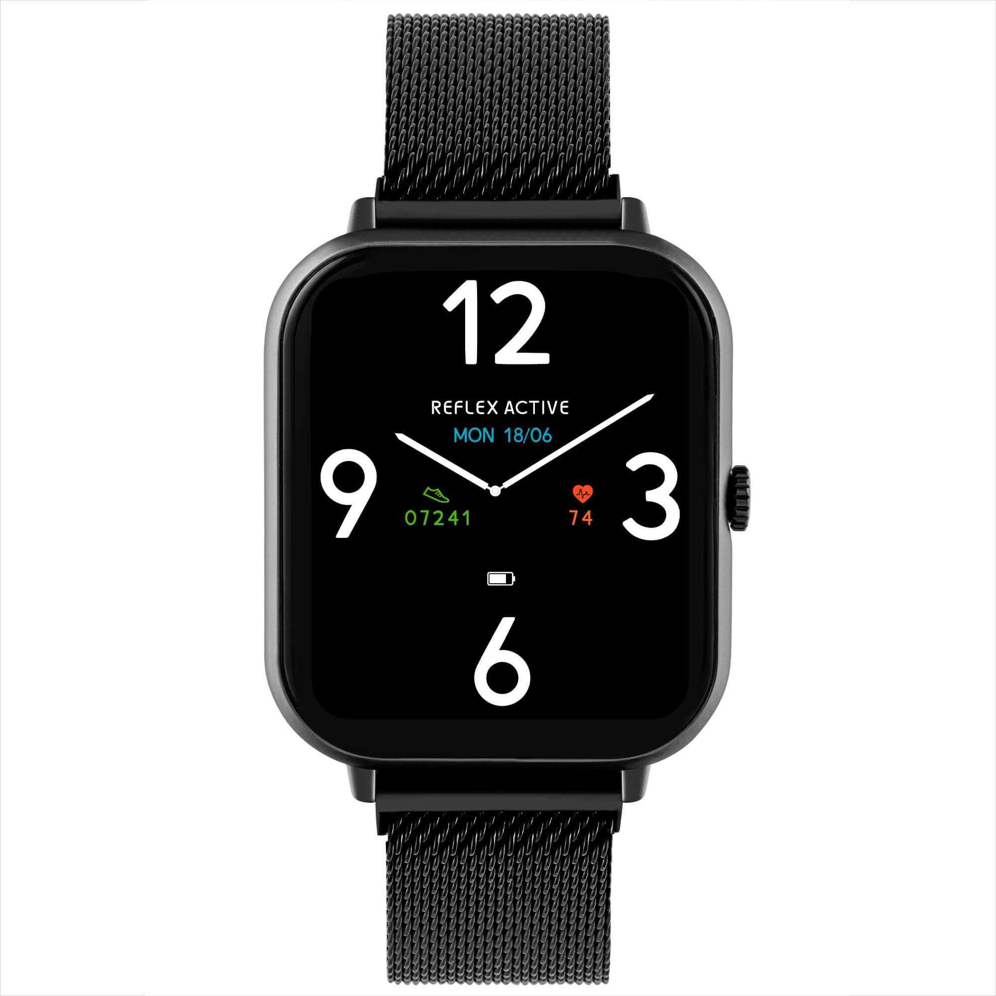 Series 23 Black Mesh Smart Calling Watch