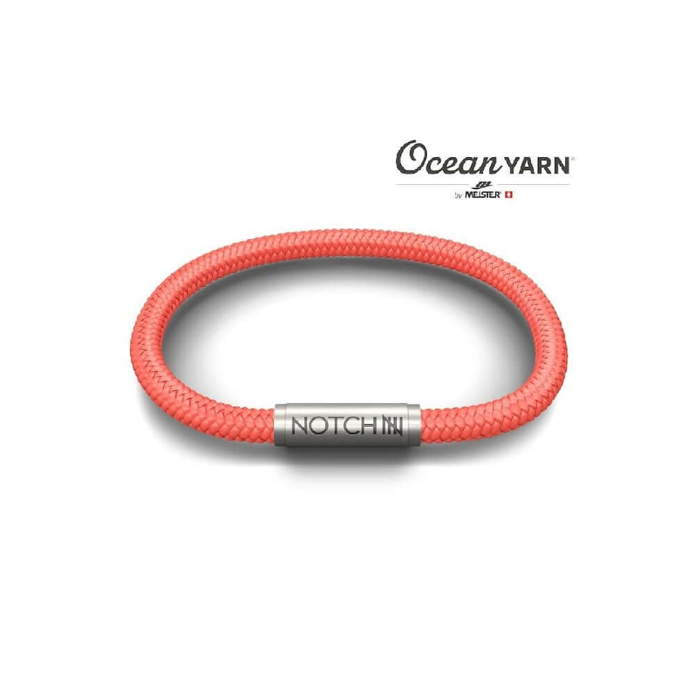 OceanYarn Coral Crush Bracelet With SS Clasp
