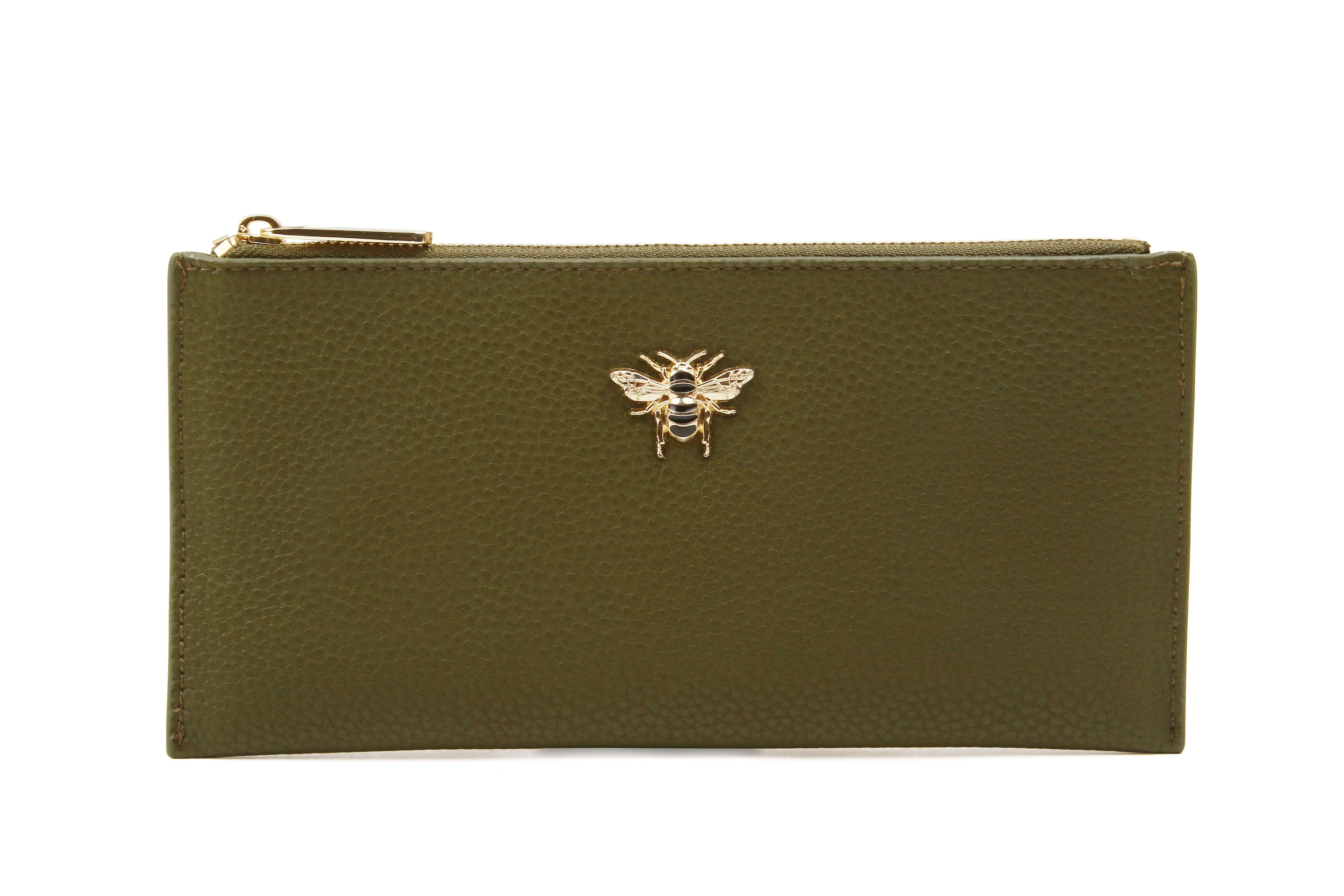 Brunel Slimline Purse In Olive