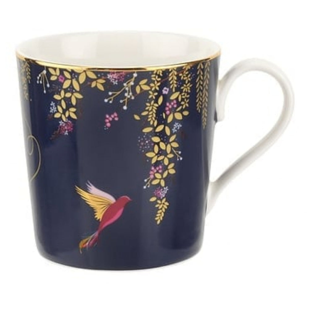 The Chelsea Collection Navy Hummingbird Mug