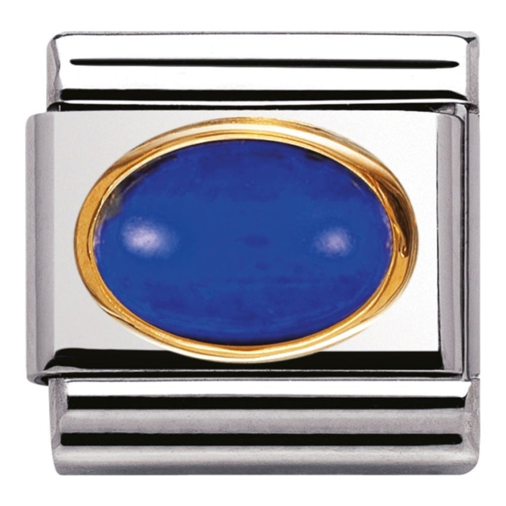 Classic Gold Set Blue Lapis Link