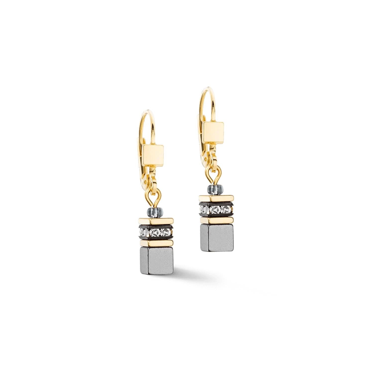 GeoCUBE Iconic Lite Pierced Earrings Black