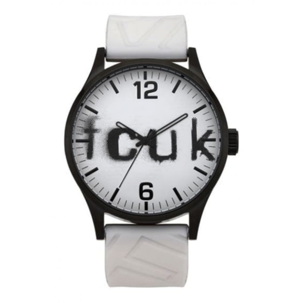Men's Quartz Wristwatch With Rubber Strap