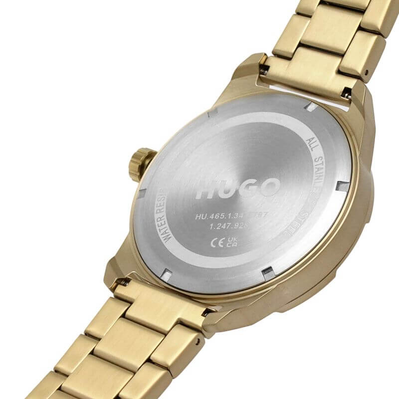 #GRIP Green Dial Gold Plated Bracelet Strap Watch