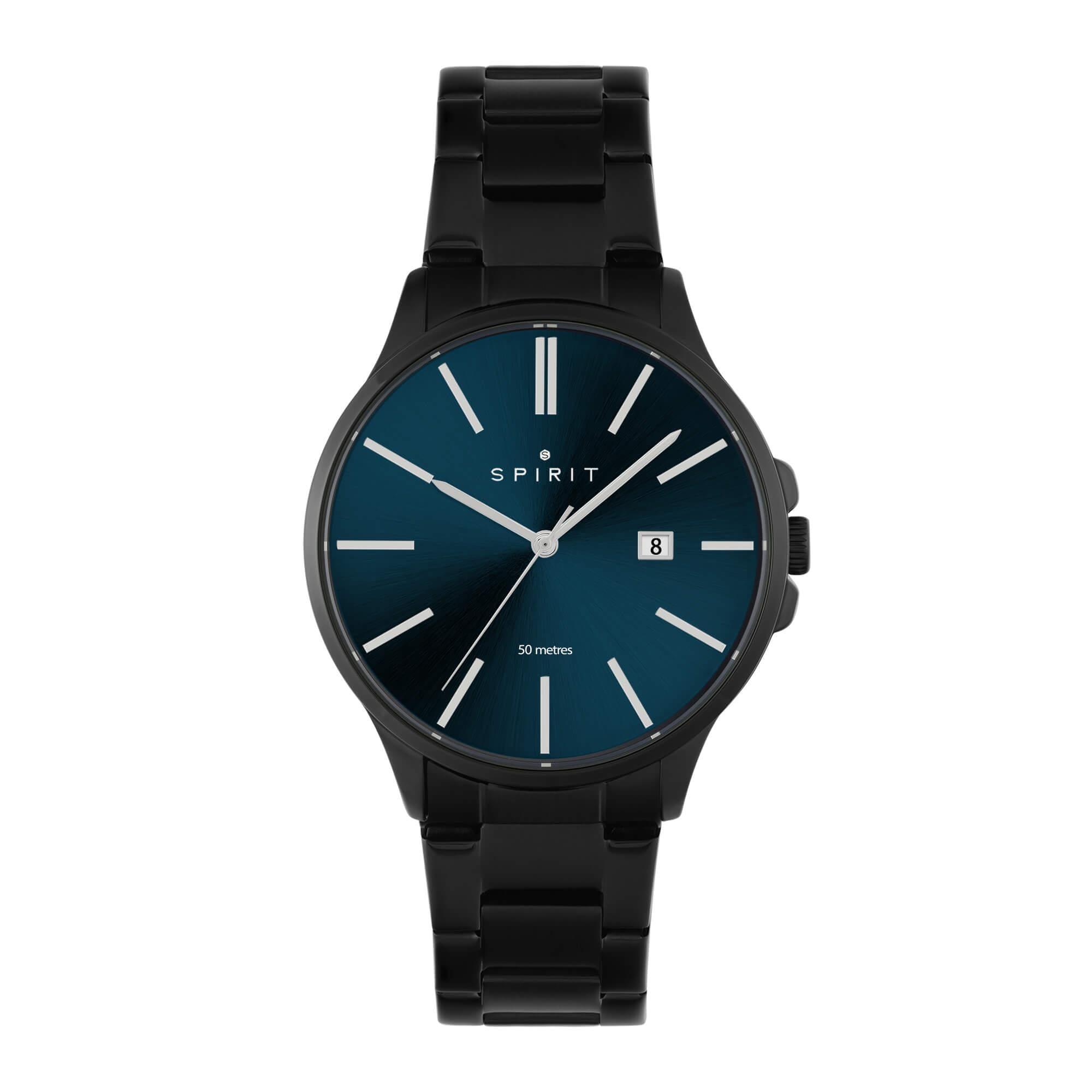 Gents Classic Polished Black Bracelet Watch