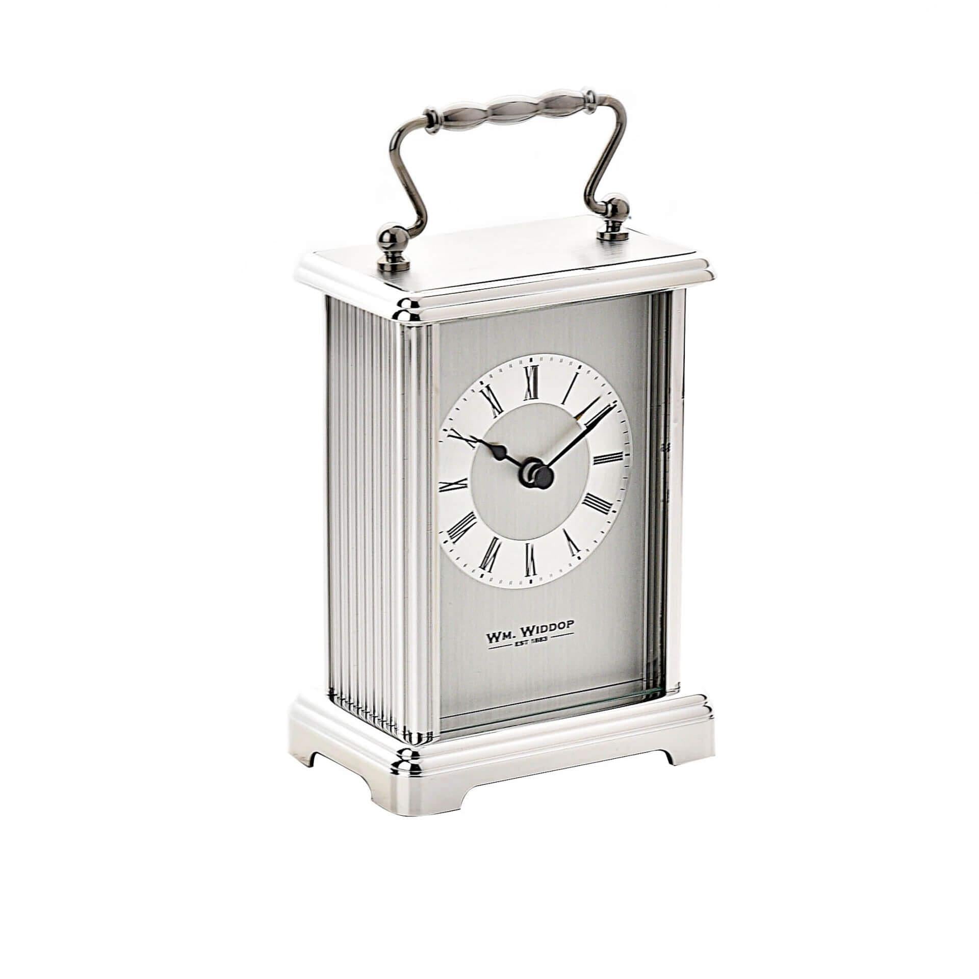 Silver Colour Carriage Clock