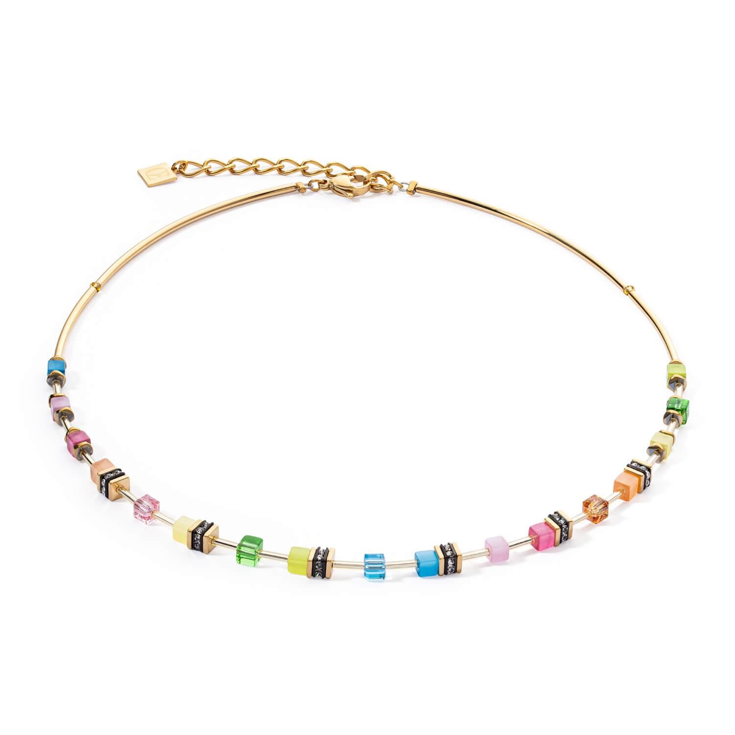 GeoCUBE Lite Mini Necklace In Multicolour