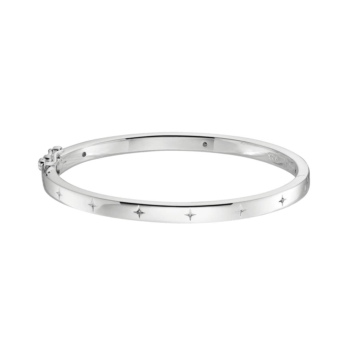 Elizabeth - 6 Diamond Luxury Baby Bangle