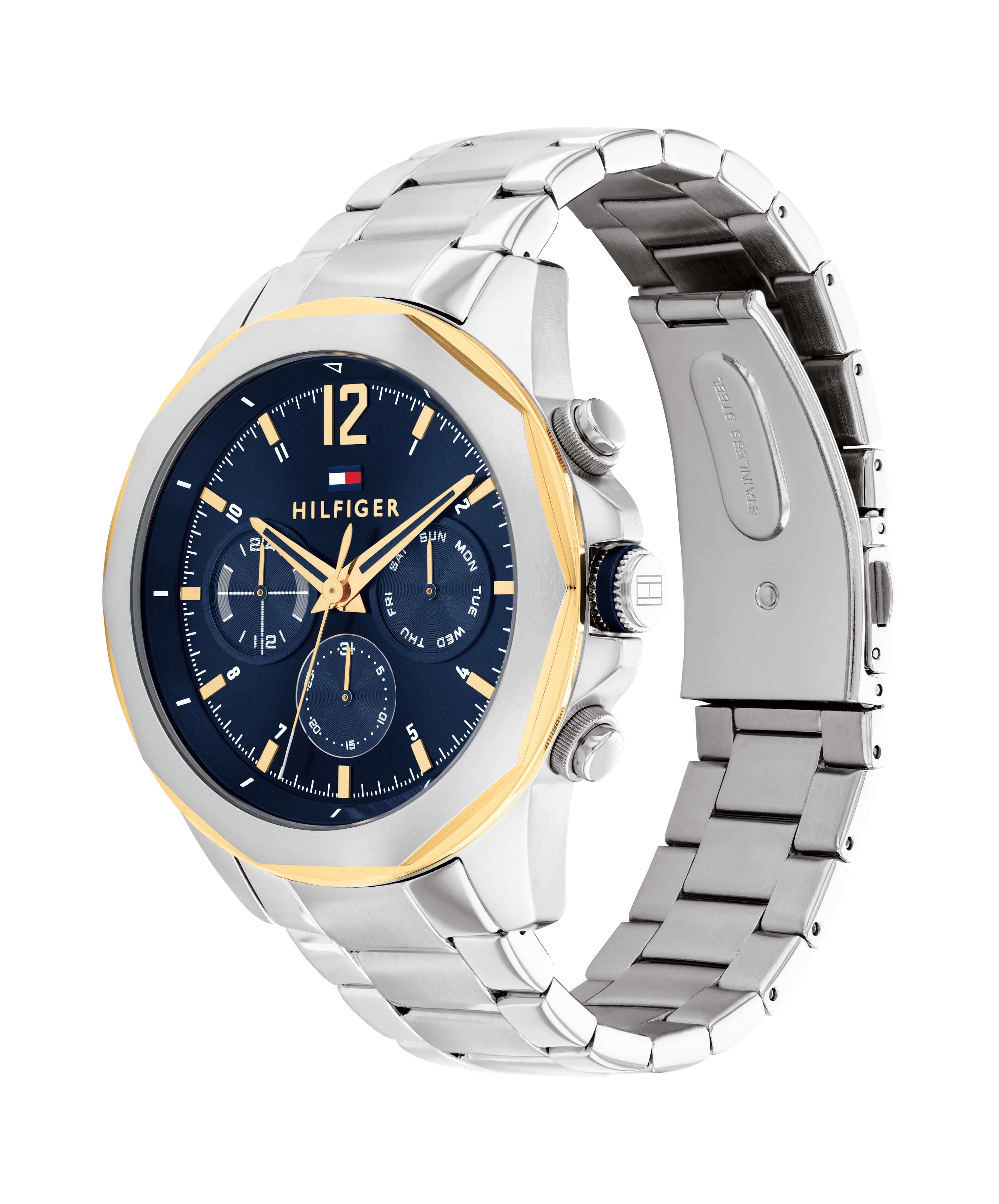 Blue Dial Two Tone Bezel SS Bracelet Gents Watch