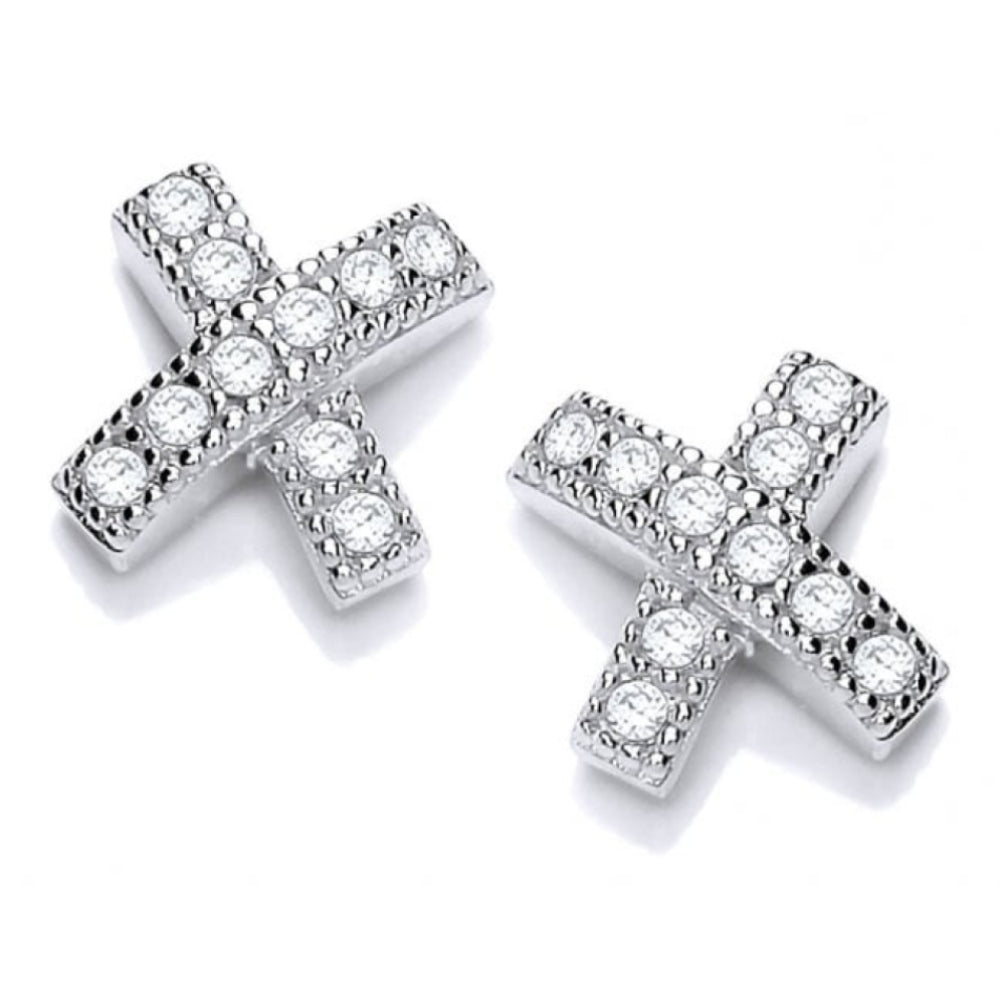 CZ Kiss Earrings