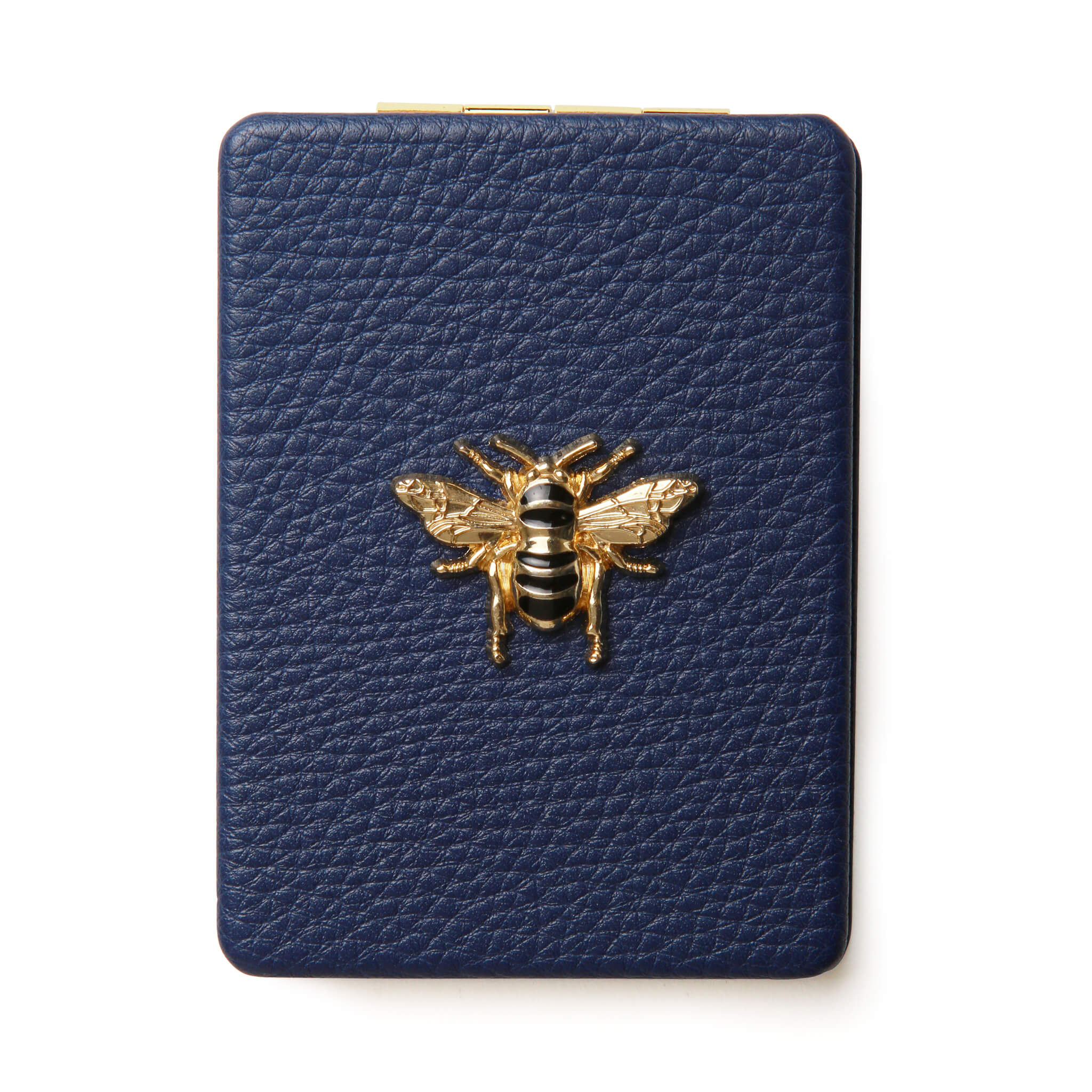 Oblong Compact Mirror Navy