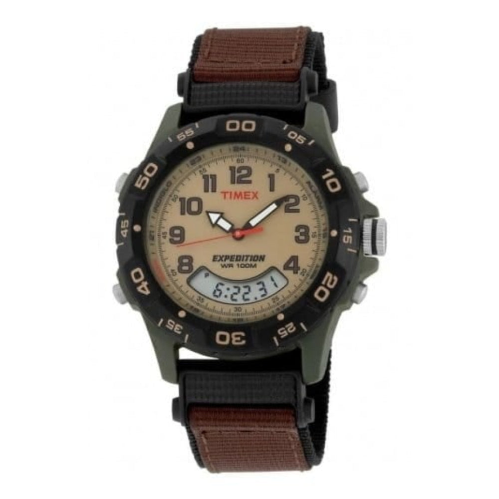 Gents Expedition Brown Fabric Combo Watch