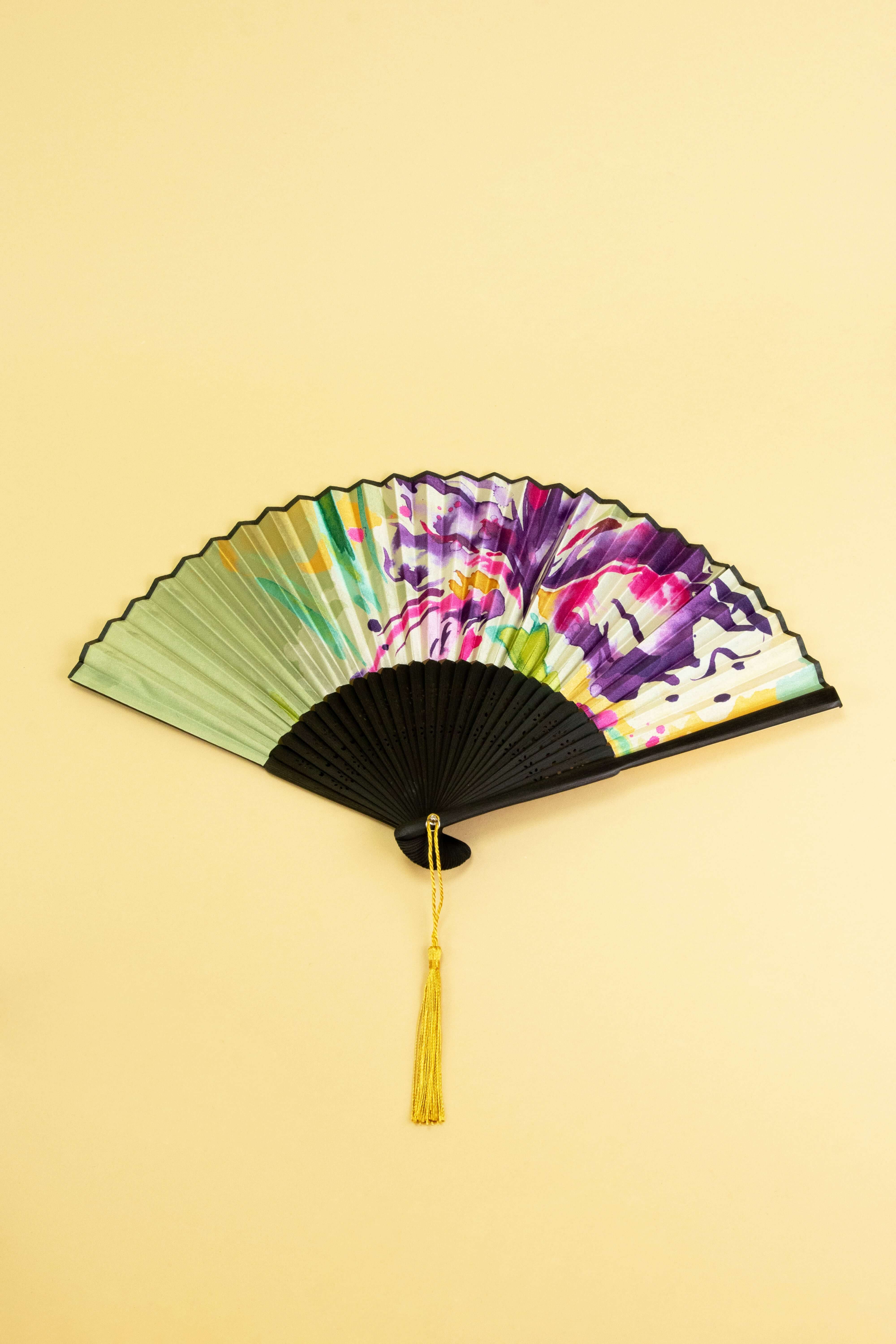Iris Design Handheld Fan