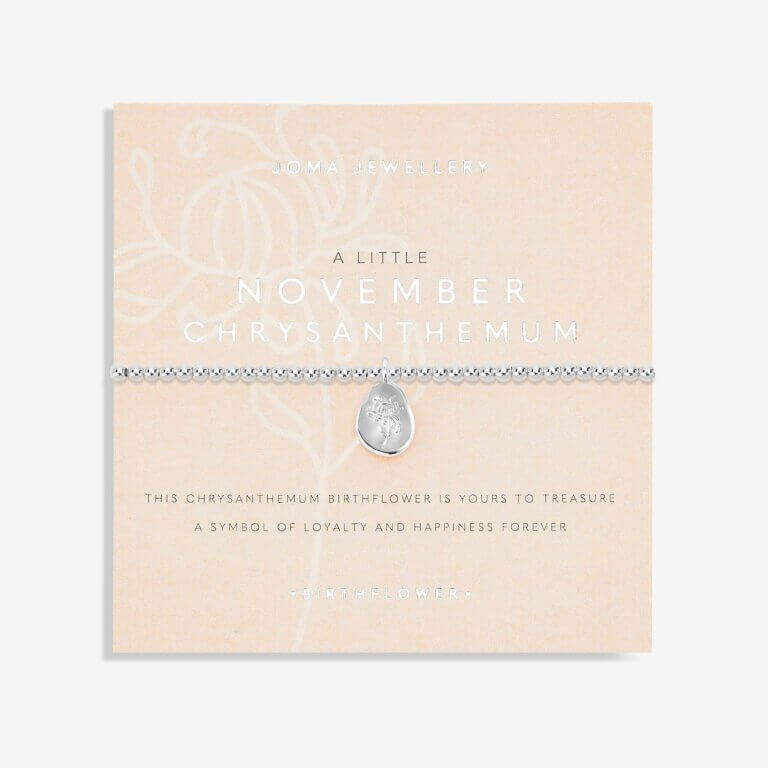 Birthflower A Little November Chrysanthemum Bracelet