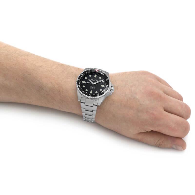 Henley Automatic Black Dial Gents Watch