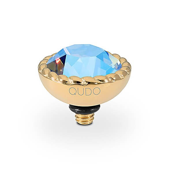 Interc Bocconi YG Lt Sapphire Shimmer 11mm Top