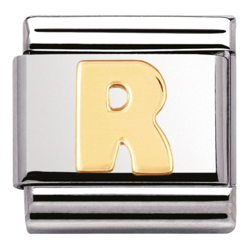 Classic Gold Letter 'R' Link