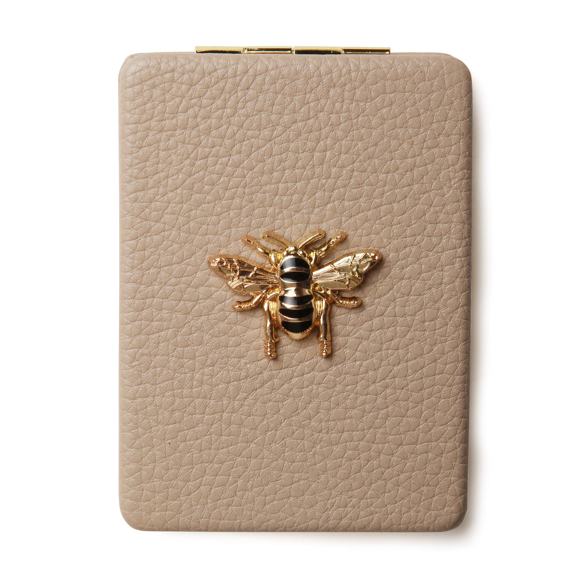 Oblong Compact Mirror Stone