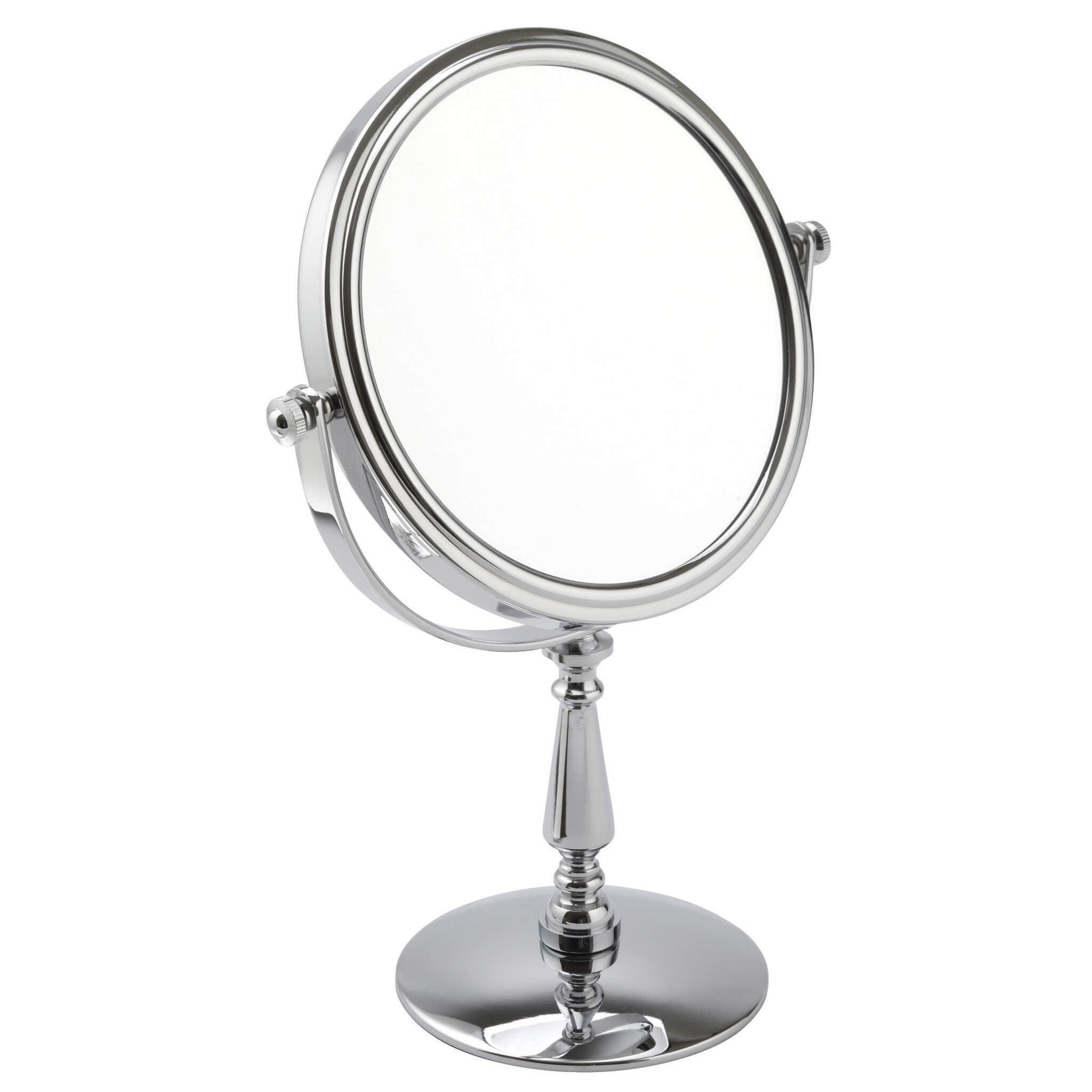 Chrome Tabletop Mirror H 27cm & D 15cm