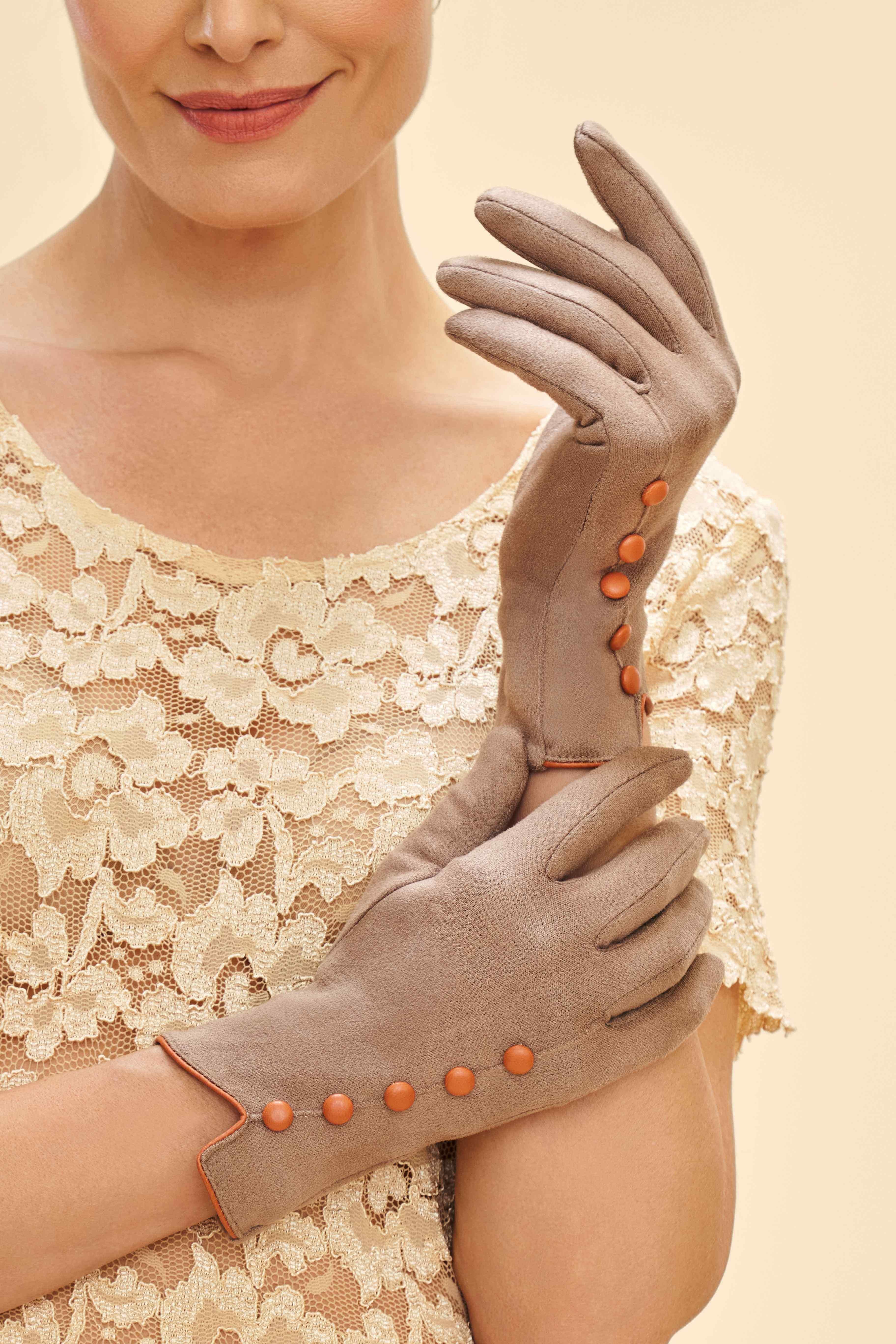 Beatrice Gloves - Stone