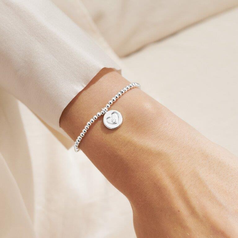 Christmas Cracker 'With Love' Silver Plated Bracelet