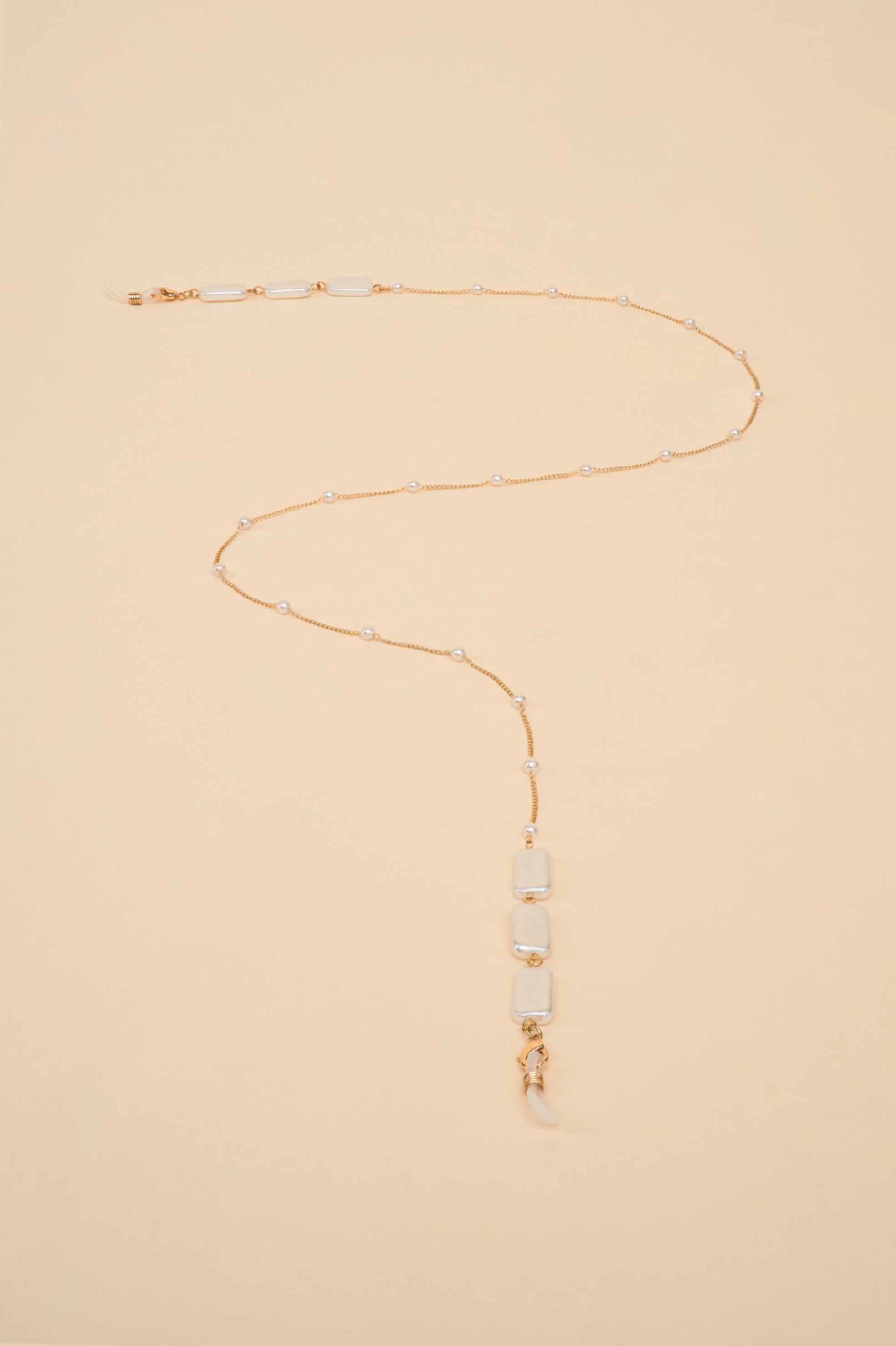 Delicate Chain Sunglasses Chain - Pearl