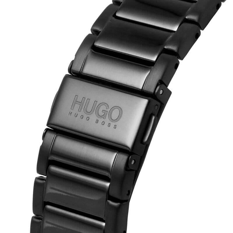 FIRST Black Dial & Black Bracelet Strap Watch