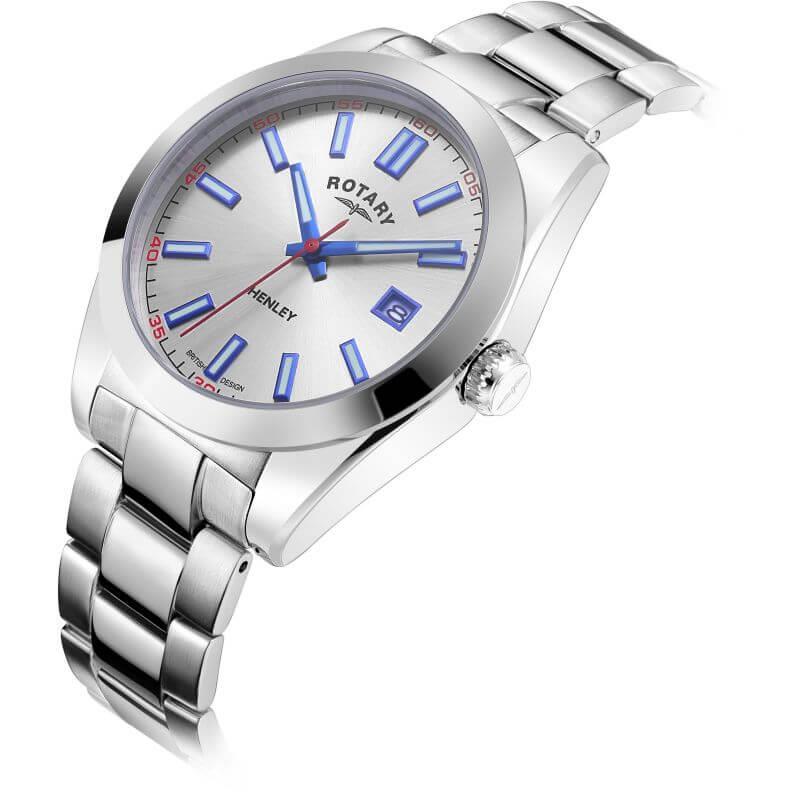 Henley Quartz Sapphire Silver Dial Gents Watch