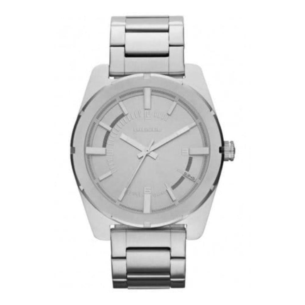 Gents Silver Stainless Steel Linked Watch