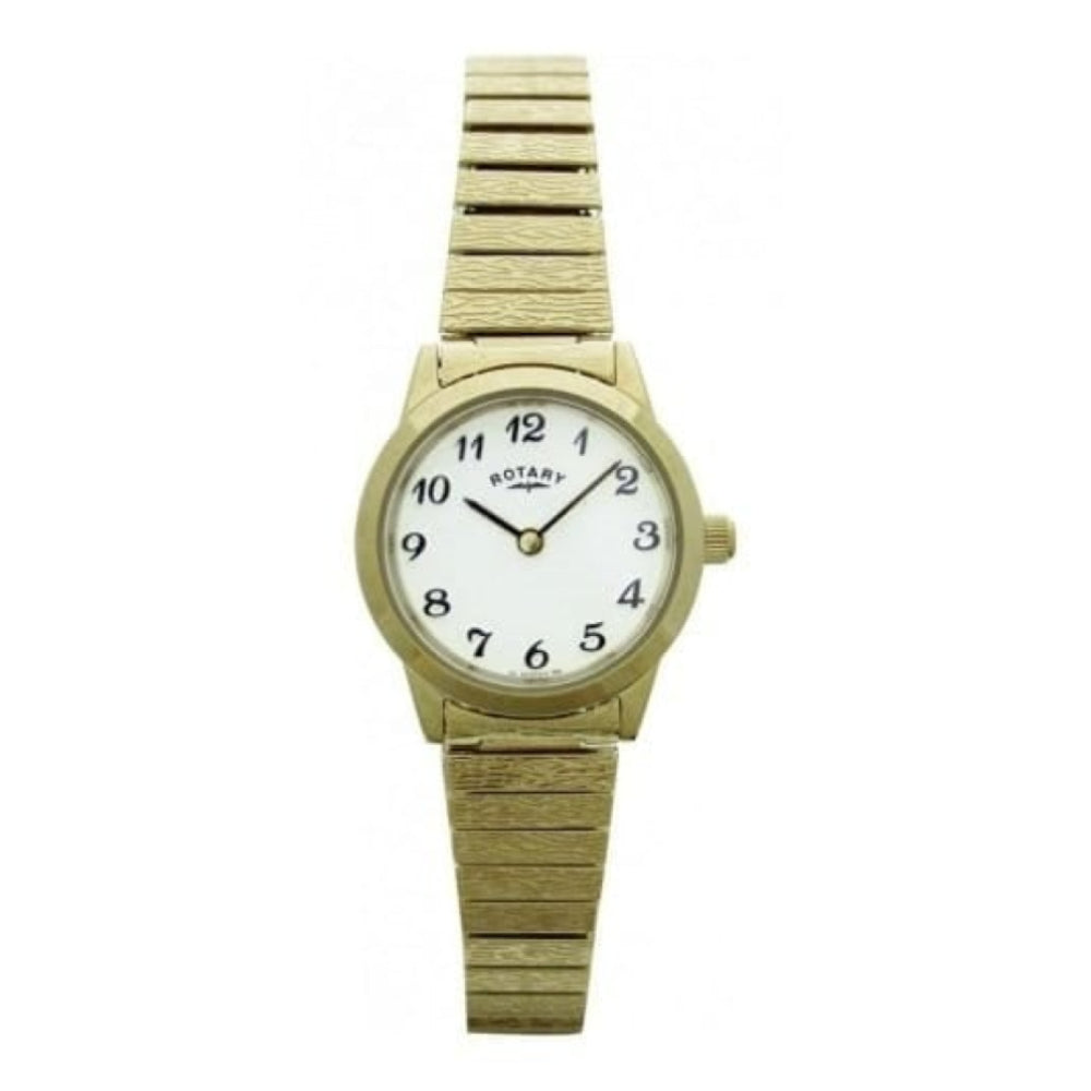 Ladies Gold Stainless Steel Expandable Watch