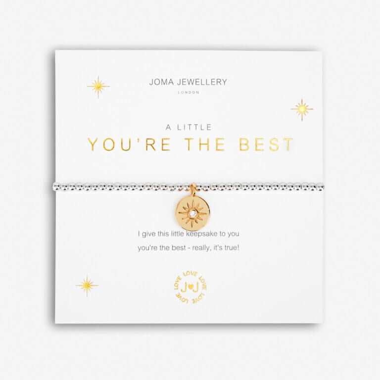 A Little | You're The Best | Silver | Bracelet | 17.5cm Stretch