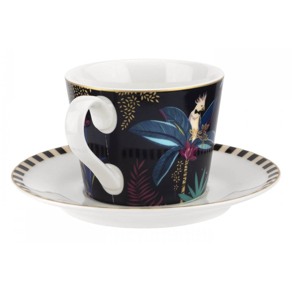 Tahiti Tea Cup & Saucer - Cockatoo