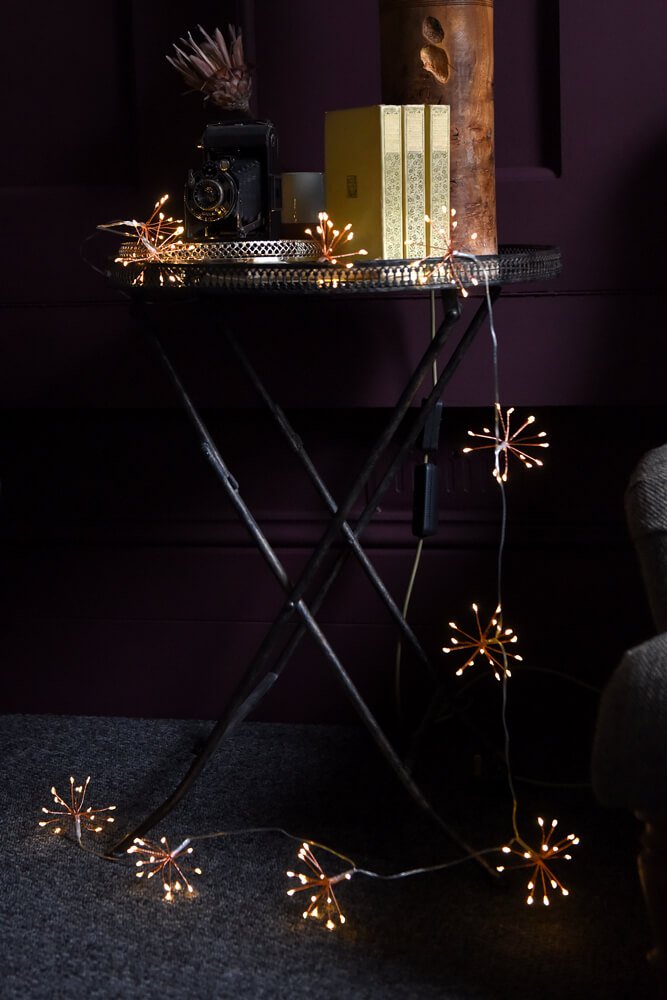 Starburst Chain Copper Battery Powered Light