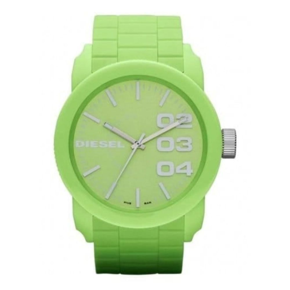 Unisex Franchise Green Silicone Watch