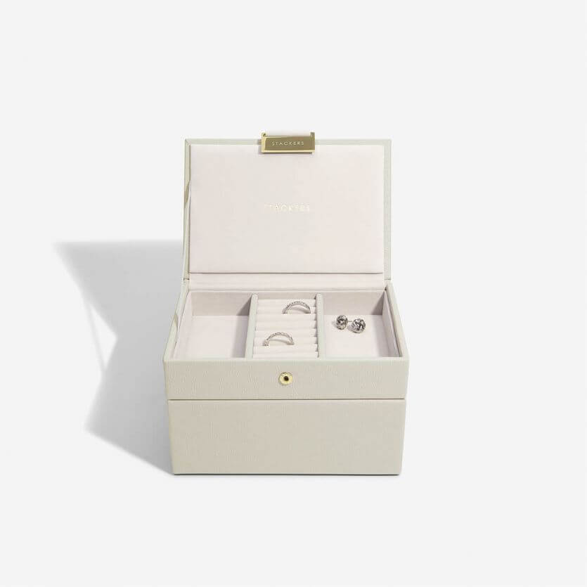Oatmeal Mini Jewellery Box Set of 2